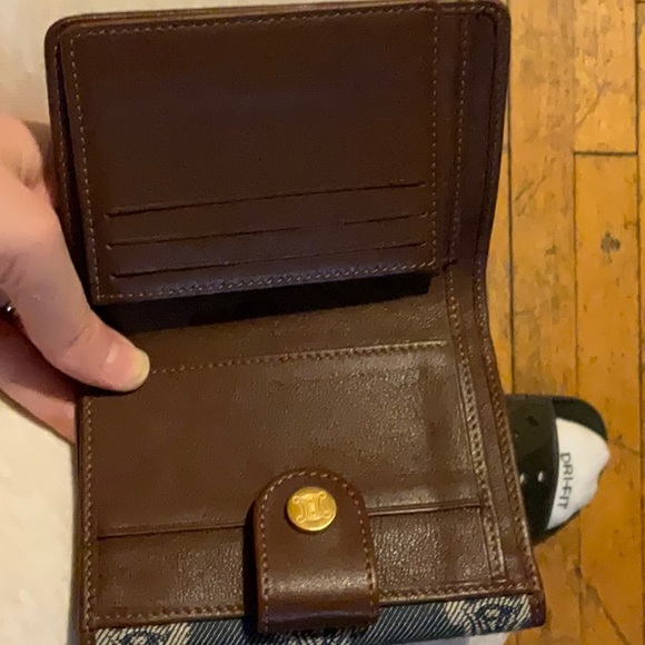 Celine Wallet - Vintage denim & leather - Picture 8 of 9